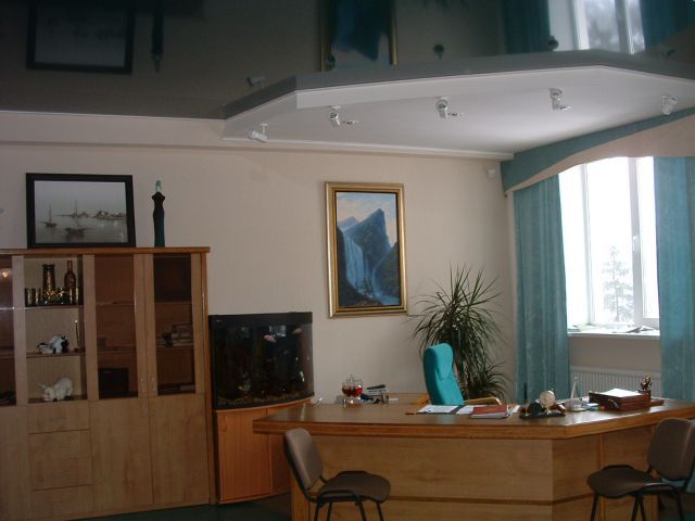 Натяжной потолок для офиса